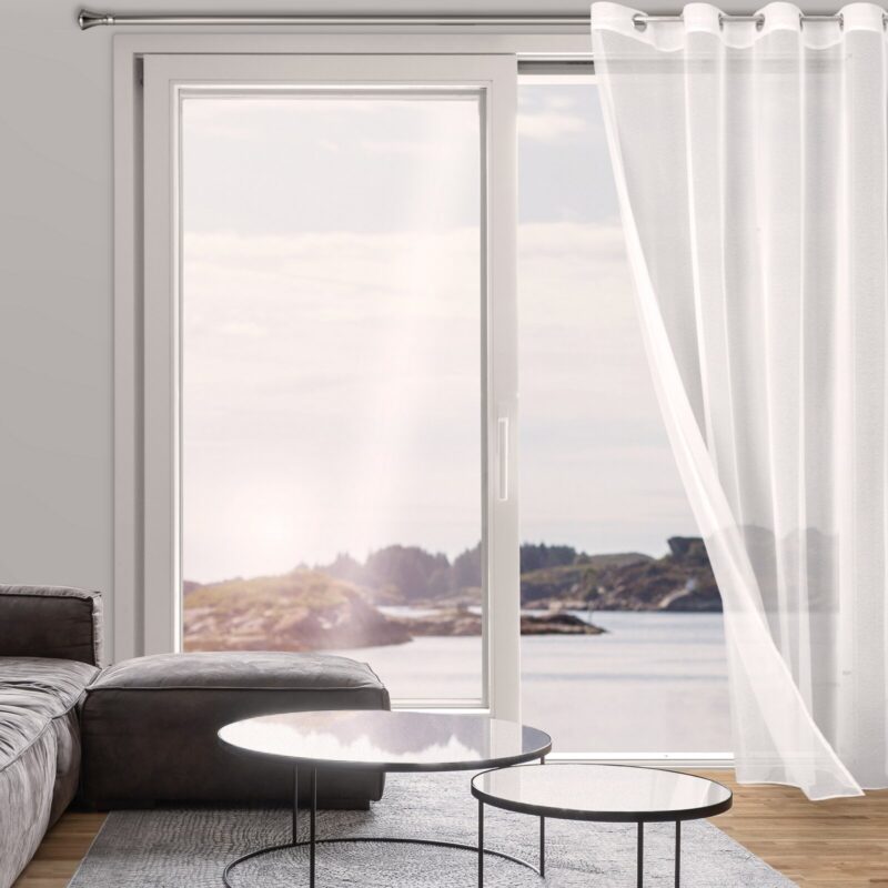 FIRANA GOTOWA TAMINA 140 X 250 CM BIAŁY