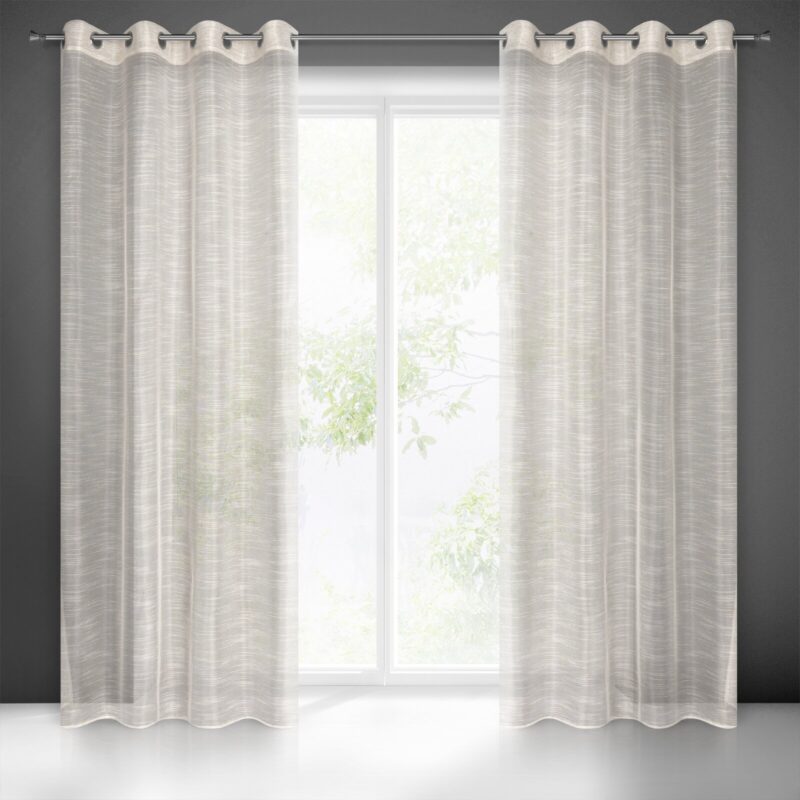 FIRANA GOTOWA RACHEL 140 X 250 CM NATURALNY