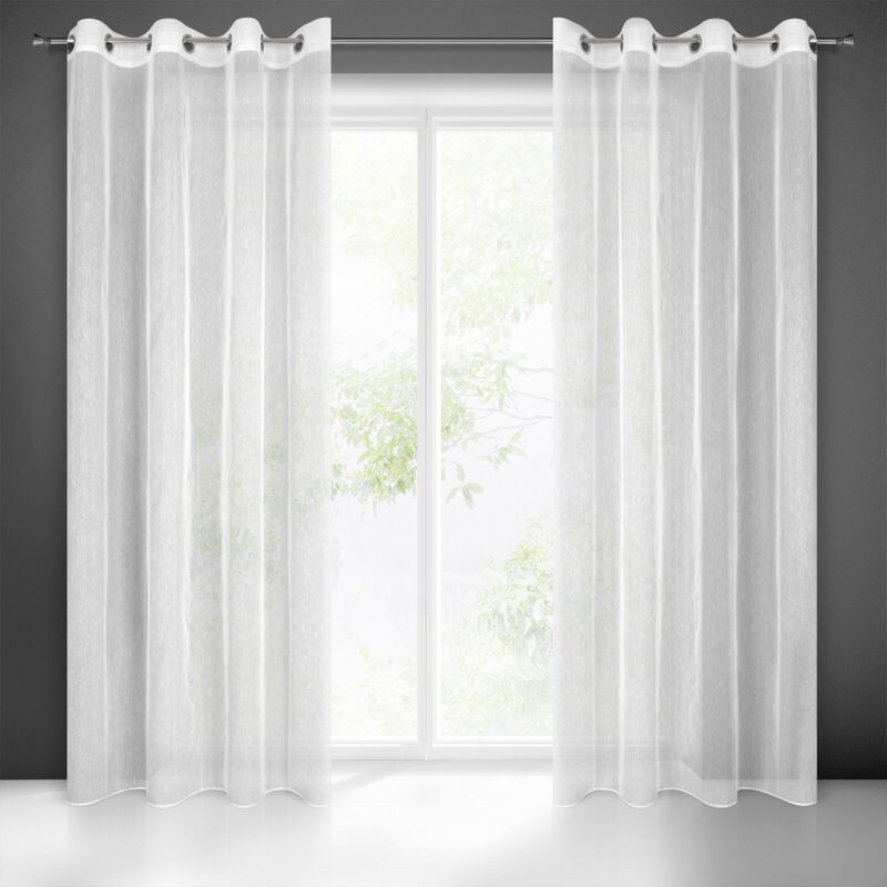 FIRANA GOTOWA ADEL 140 X 250 CM BIAŁY