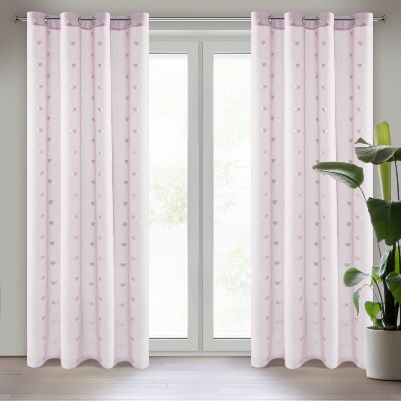 FIRANA GOTOWA BENAY 140 X 250 CM RÓŻOWY