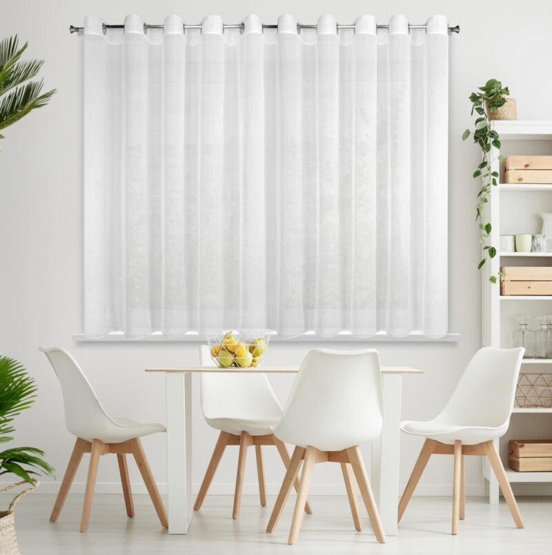 FIRANA GOTOWA REBECCA 350 X 160 CM BIAŁY