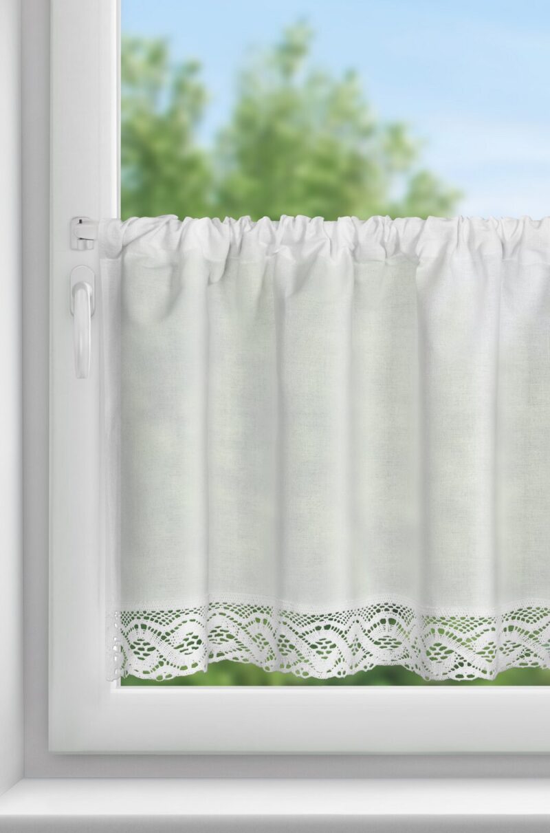 FIRANA GOTOWA VINCE NA TAŚMIE 150 X 60 CM BIAŁY