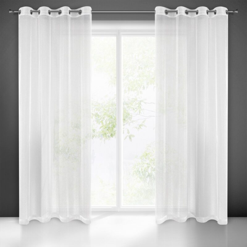 FIRANA GOTOWA KATRIANA 140 X 250 CM BIAŁY