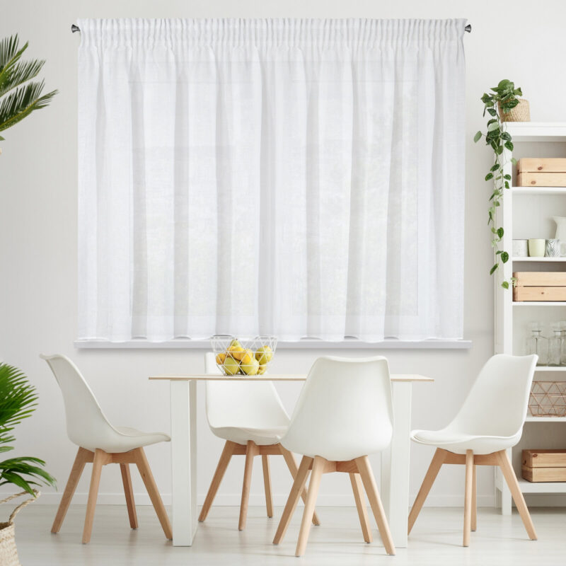 FIRANA GOTOWA VIOLA NA TAŚMIE 300 X 145 CM BIAŁY