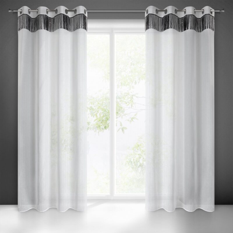 FIRANA GOTOWA JASPER 140 X 250 CM BIAŁY