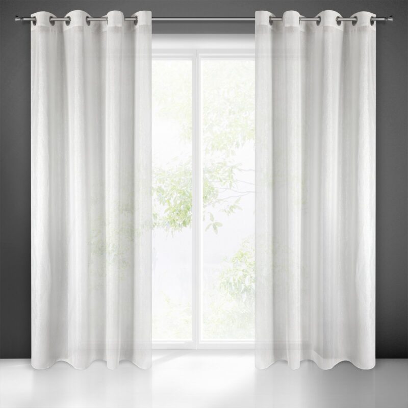 FIRANA GOTOWA ELICIA 140 X 250 CM BIAŁY