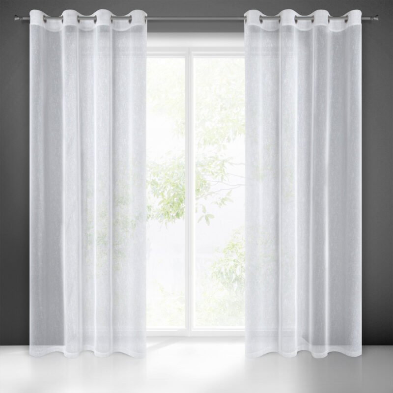 FIRANA GOTOWA IDA 140 X 250 CM BIAŁY