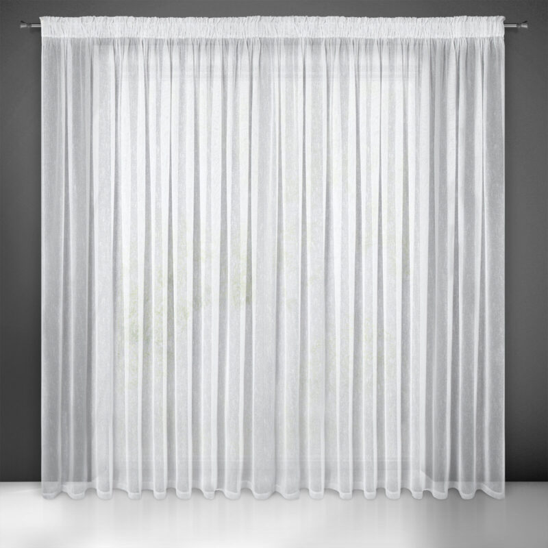 FIRANA GOTOWA IDA NA TAŚMIE 300 X 250 CM BIAŁY