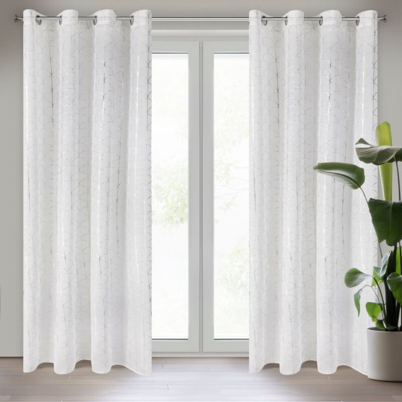 FIRANA GOTOWA MILLY 140 X 250 CM BIAŁY