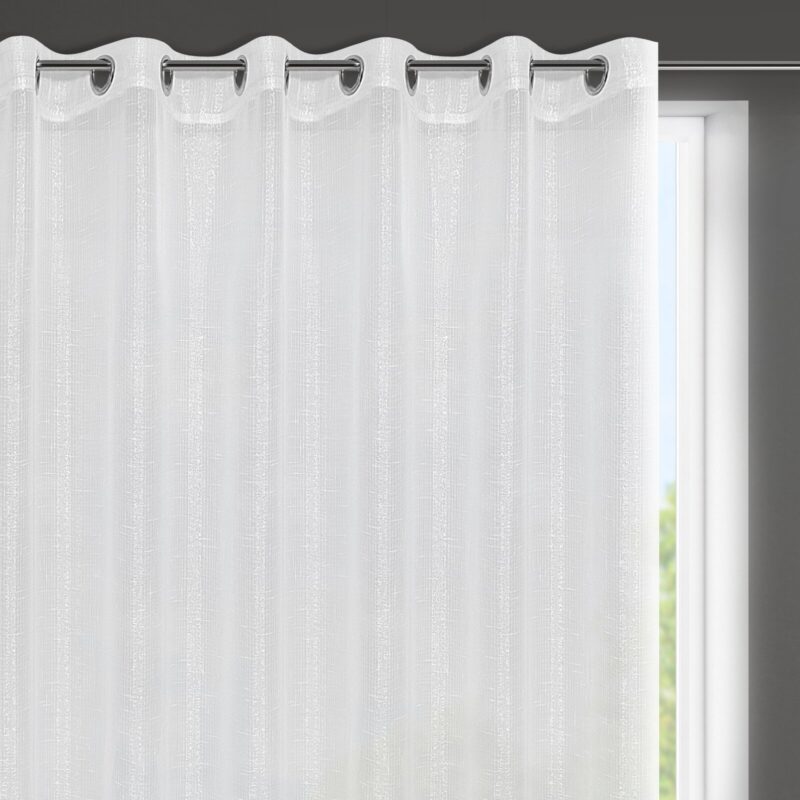 FIRANA GOTOWA EMMA 290 X 145 CM BIAŁY