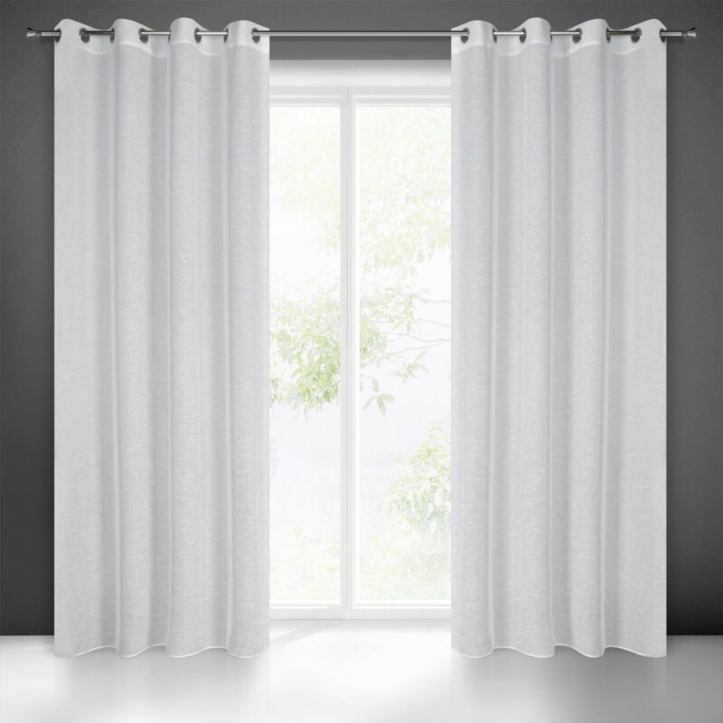 FIRANA GOTOWA LEXY 140 X 250 CM BIAŁY