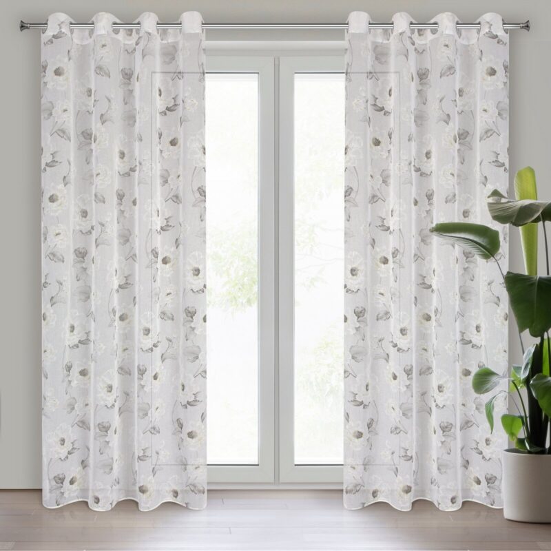 FIRANA GOTOWA BESSY 140 X 250 CM BIAŁY