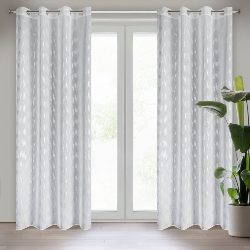 FIRANA GOTOWA TILDA 140 X 250 CM BIAŁY