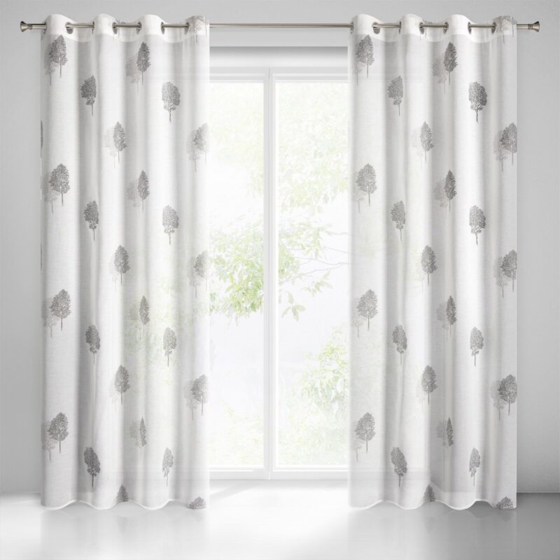 FIRANA GOTOWA CELIA 140 X 250 CM STALOWY