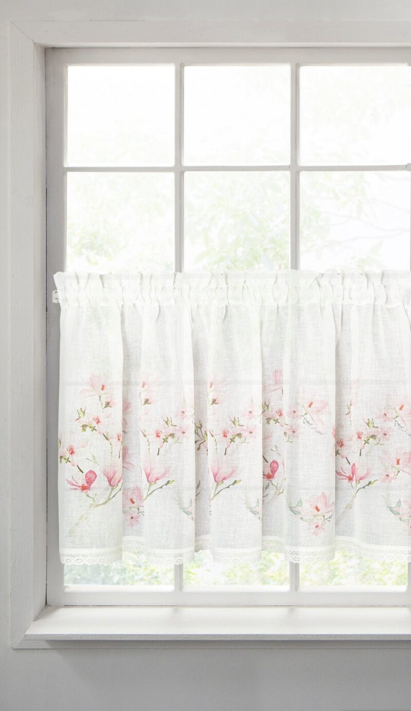 FIRANA GOTOWA AMELIA 150 X 60 CM BIAŁY