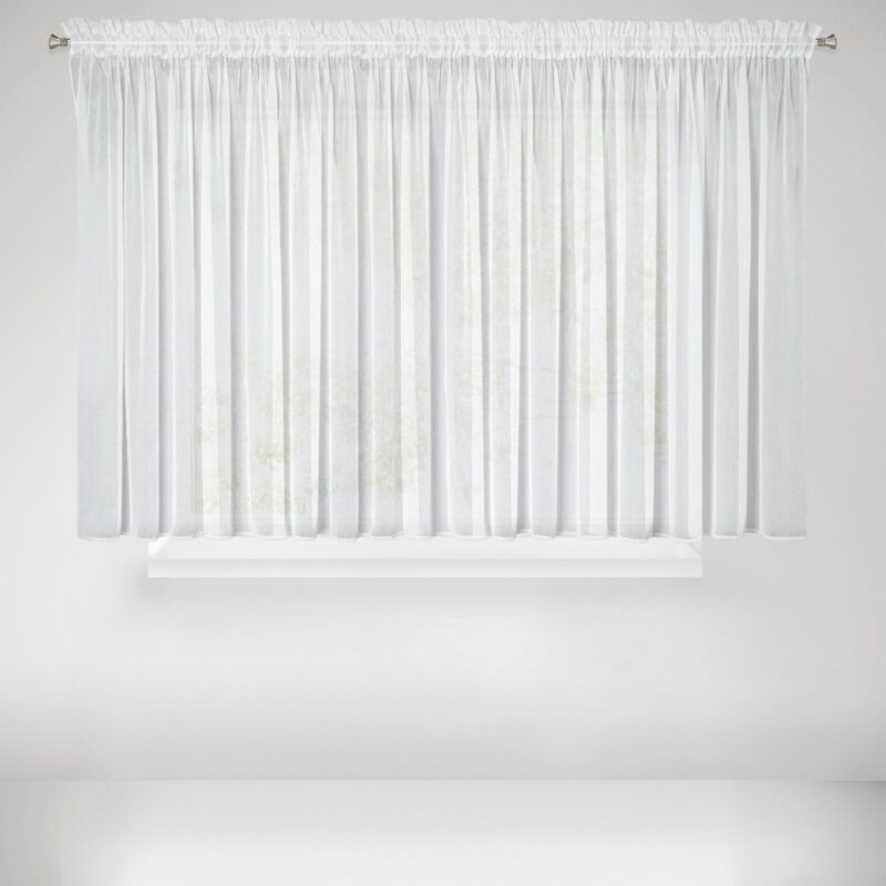 FIRANA GOTOWA ADEN NA TAŚMIE 400 X 145 CM BIAŁY