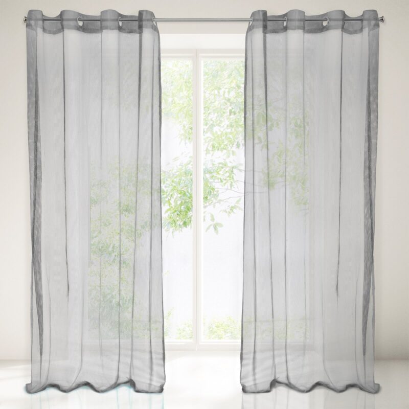 FIRANA GOTOWA ANIKA 140 X 250 CM SZARY