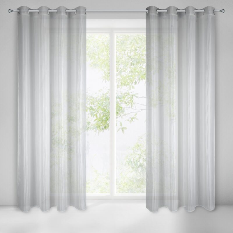 FIRANA GOTOWA DEZRA 140X250 CM SZARY