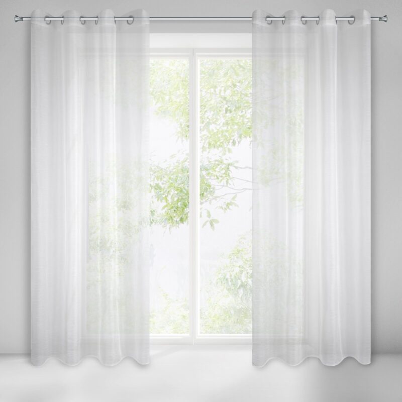 FIRANA GOTOWA AMIRA 140X250 CM BIAŁY