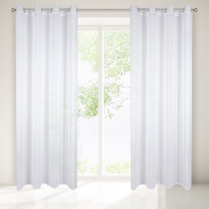 FIRANA GOTOWA PABRA 140X250 CM BIAŁY