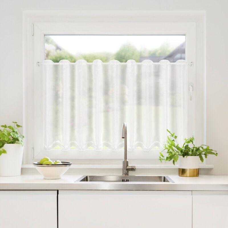 FIRANA GOTOWA MARLENA 150 X 60 CM BIAŁY