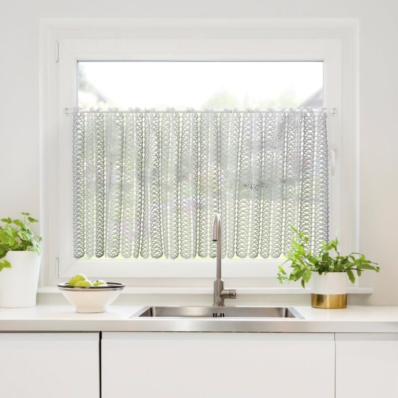 FIRANA GOTOWA PATI 150 X 60 CM SREBRNY