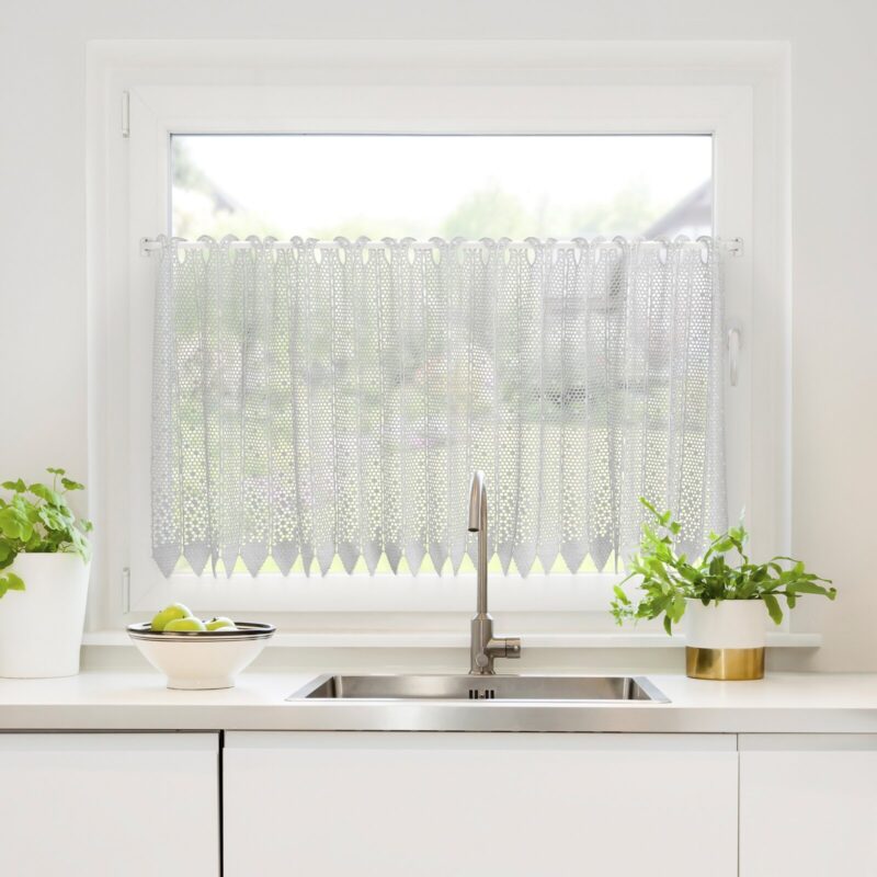FIRANA GOTOWA OLA 150 X 60 CM SREBRNY