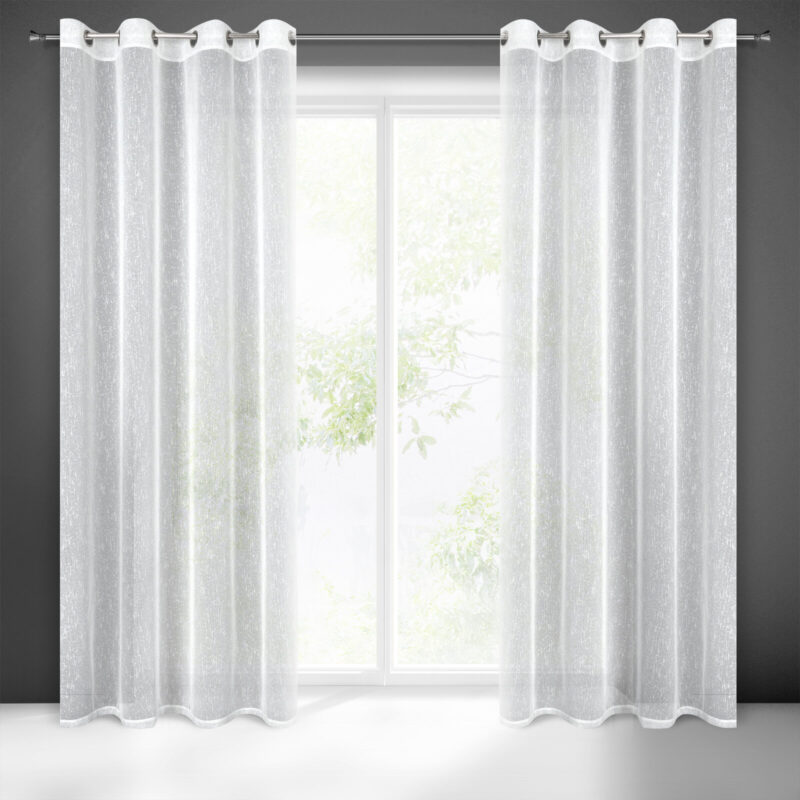 FIRANA GOTOWA KELLY 140 X 250 CM BIAŁY