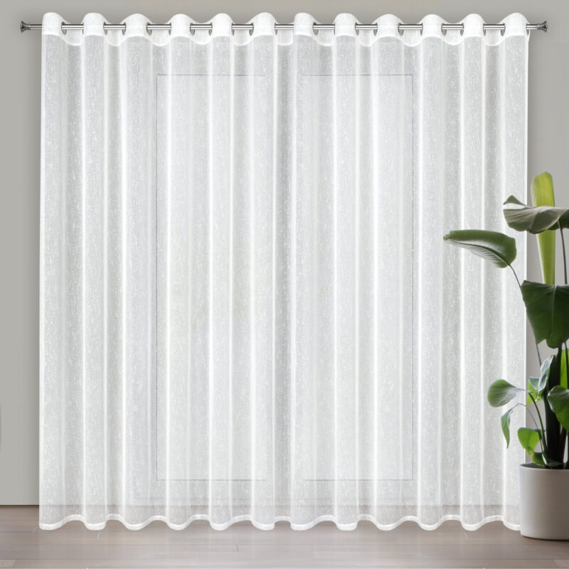 FIRANA GOTOWA KELLY 300 X 250 CM BIAŁY