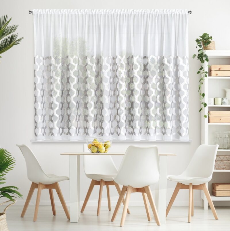 FIRANA GOTOWA DEK 350 X 150 CM BIAŁY