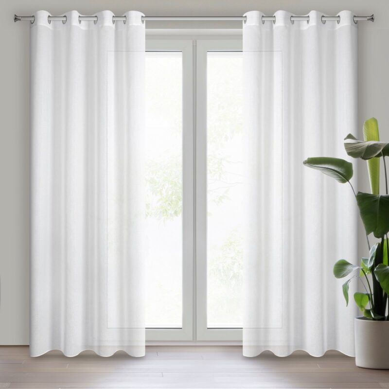 FIRANA GOTOWA MARGO 140 X 250 CM BIAŁY
