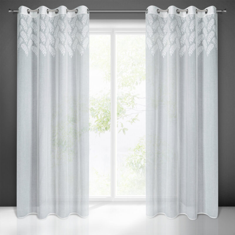 FIRANA GOTOWA ANET 140 X 250 CM BIAŁY