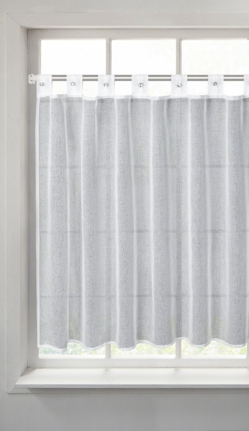 FIRANA GOTOWA SEVILLA NA SZELKACH 150 X 90 CM BIAŁY