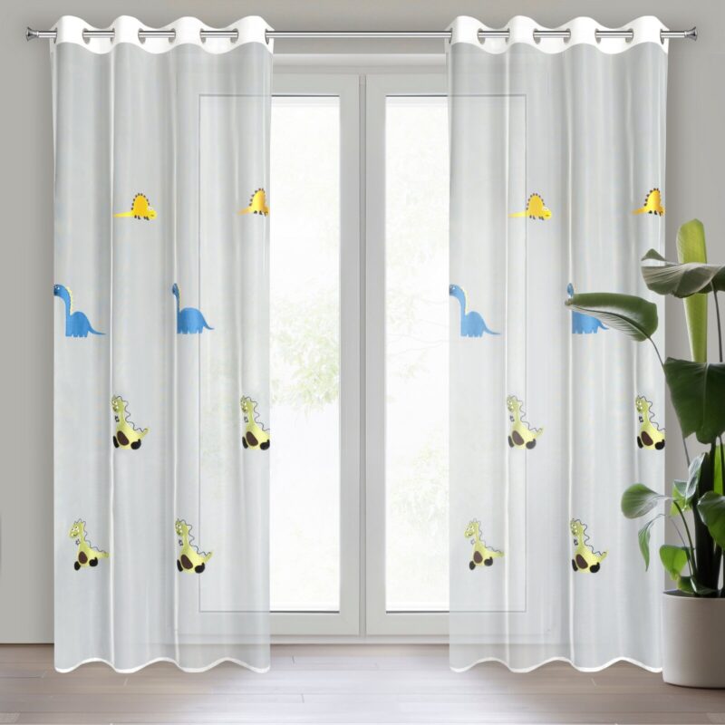 FIRANA GOTOWA DINO 140 X 250 CM BIAŁY