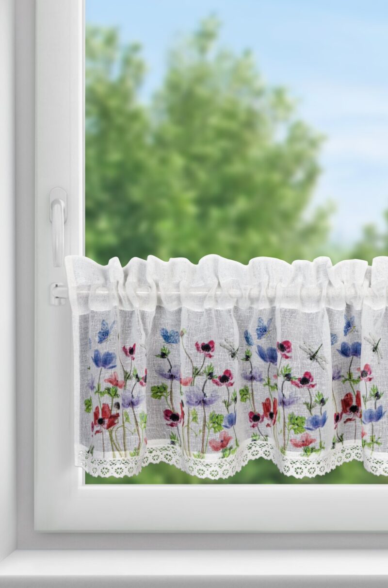 FIRANA GOTOWA NORA 150 X 30 CM BIAŁY