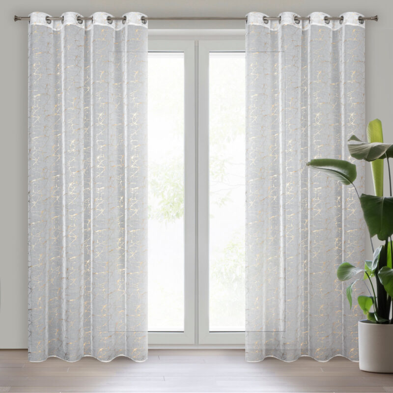 FIRANA GOTOWA REVA 140 X 250 CM BIAŁY