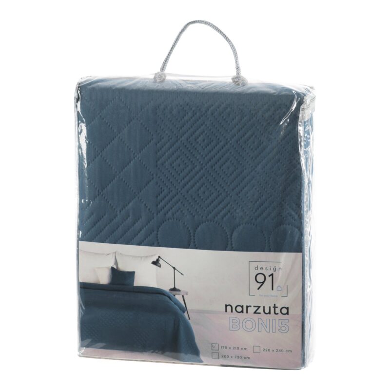 NARZUTA D91 BONI 5 220 X 240 CM GRANATOWY