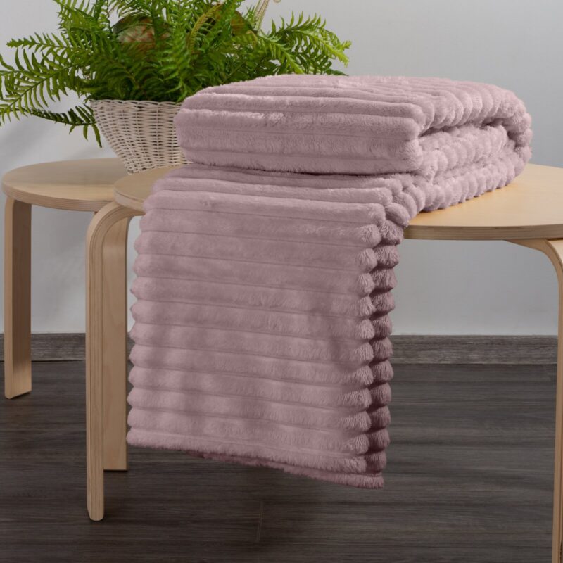 KOC D91 SOFT 200 X 220 CM PUDROWY RÓŻ