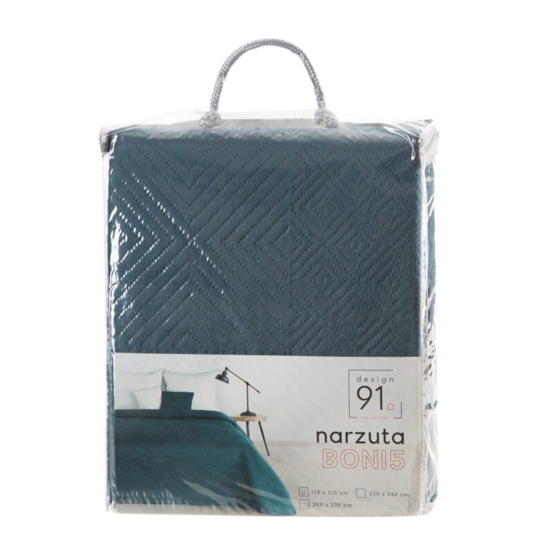 NARZUTA D91 BONI 5 170 X 210 CM CIEMNOTURKUSOWY