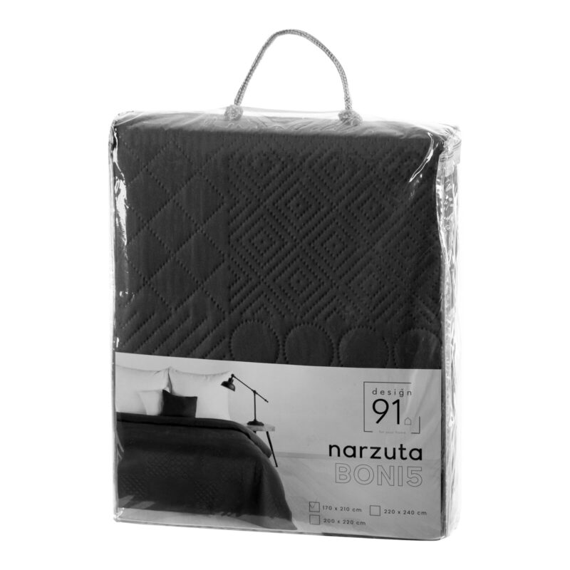 NARZUTA D91 BONI 5 200 X 220 CM CZARNY