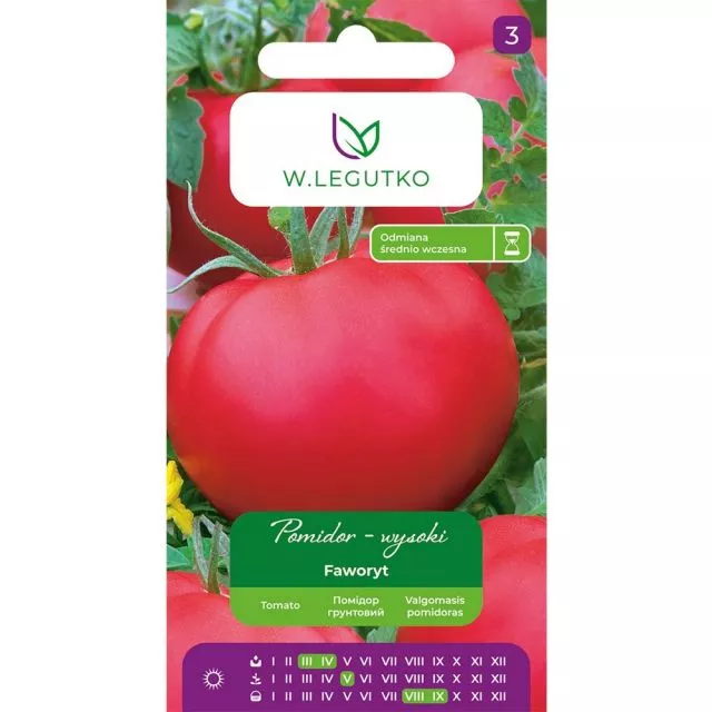 LEGUTKO NASIONA TRADYCYJNE POMIDOR GRUNTOWY FAWORYT 0,5G
